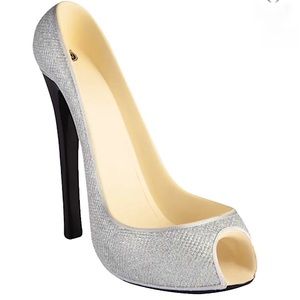 Sparkly Heel Wine Glass Holder